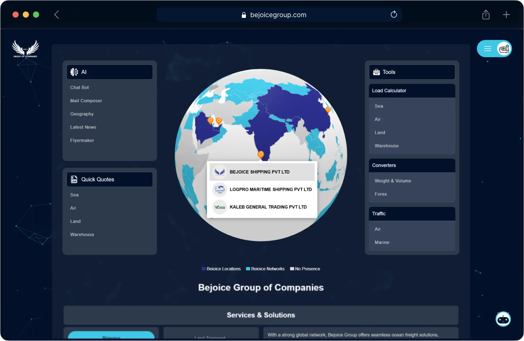 Bejoice platform preview