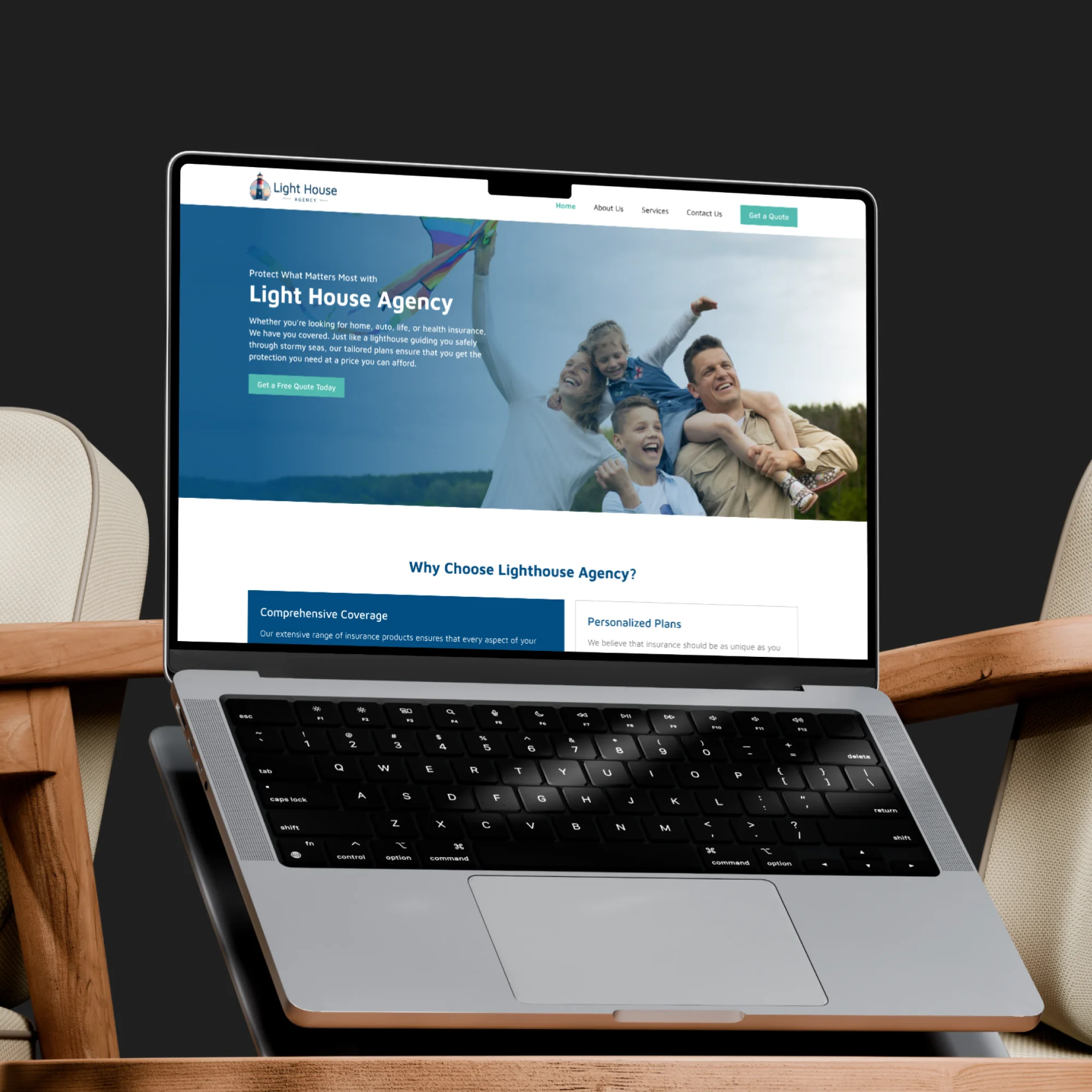 Lighthouse Agency simplifies insurance with customer-first policies.