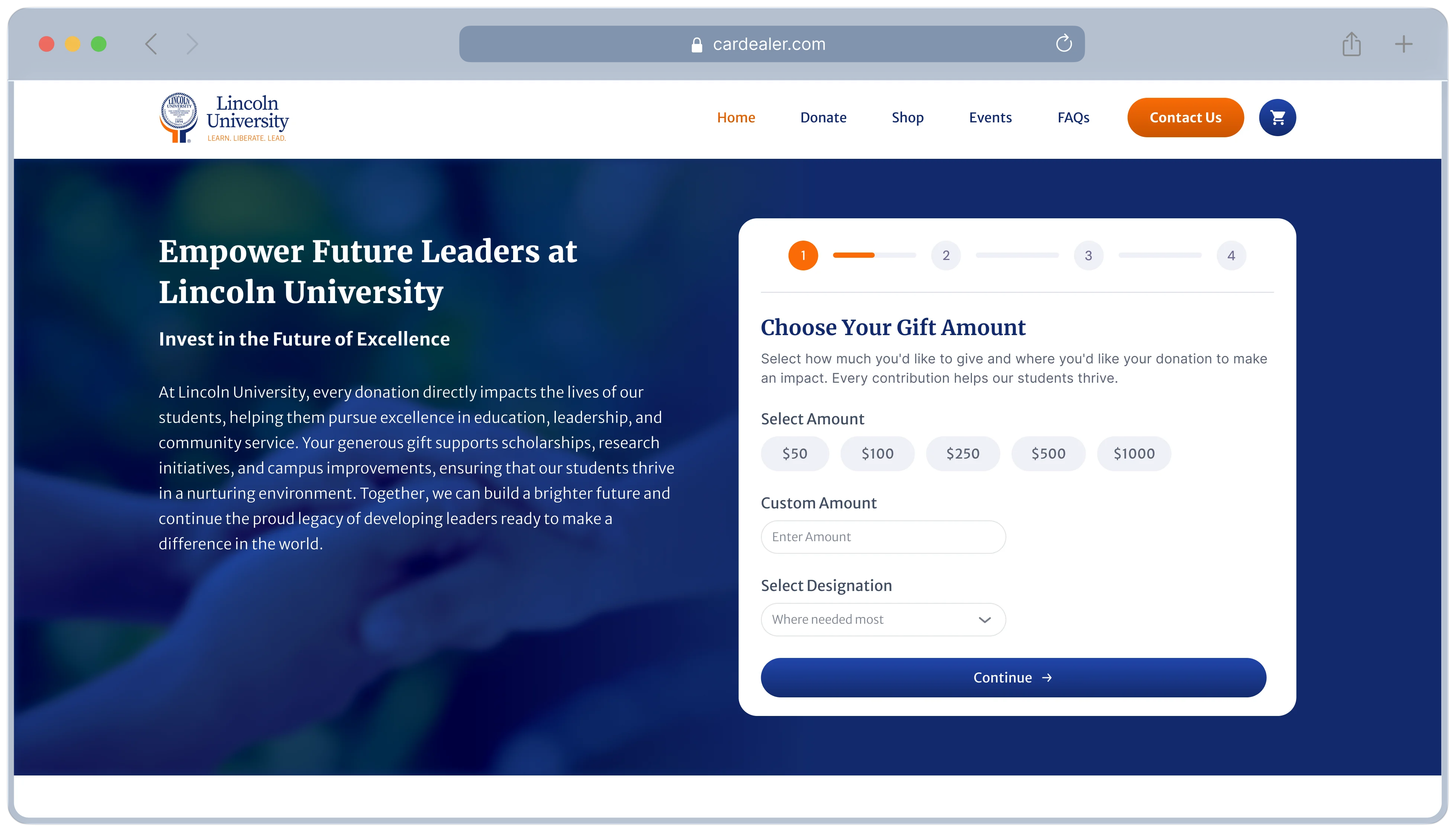 Lincoln University community platform preview